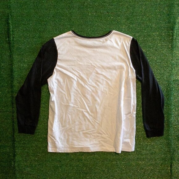 DISNEY MINNIE MOUSE THE ONE AND ONLY WOMENS LONG SLEEVE SHIRT WHITE BLACK SZ XXL - Picture 2 of 5